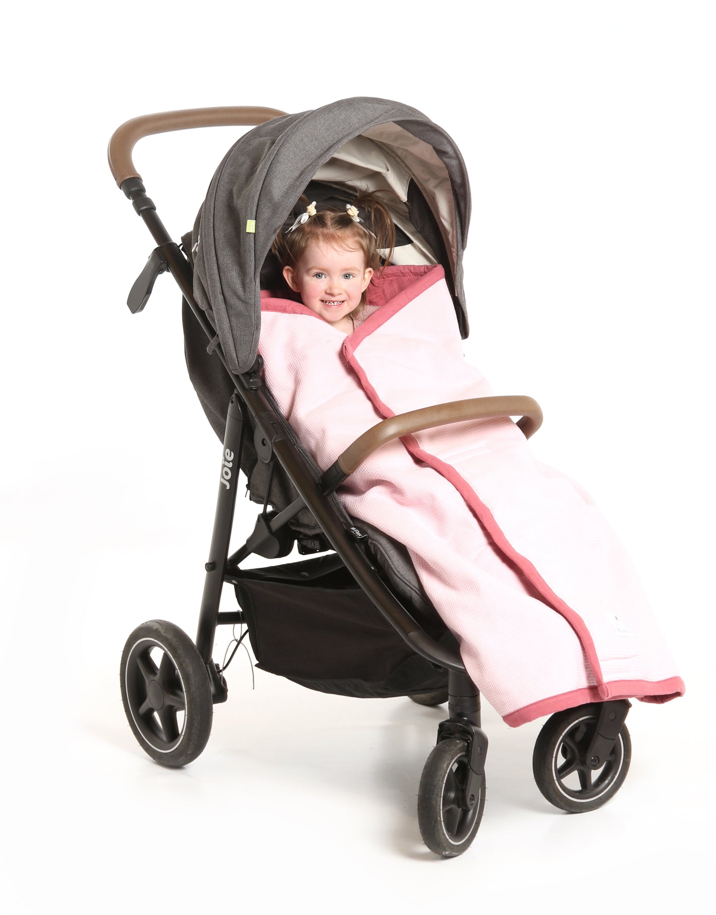 Cotton Car Seat/Stroller Blanket (Pink)