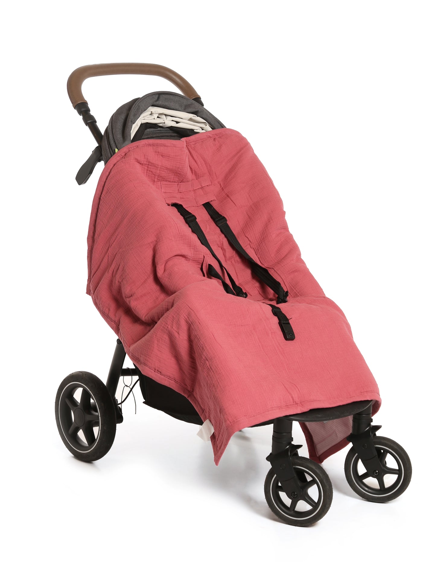 Cotton Car Seat/Stroller Blanket (Pink)